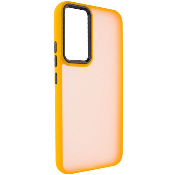 Чохол для Samsung Galaxy S20 FE Помаранчевий TPU+PC Lyon Frosted