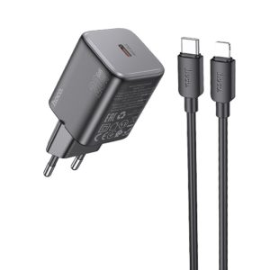 Зарядний пристрій Hoco N40 Mighty 1C PD20W + Type-C to Lightning