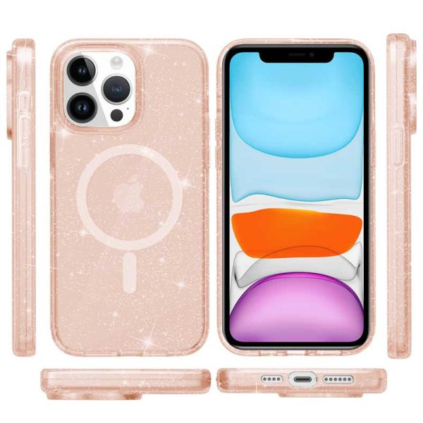 Чохол для iPhone 12 Pro / 12 Золотий TPU Galaxy Sparkle (MagFit) - Зображення 2