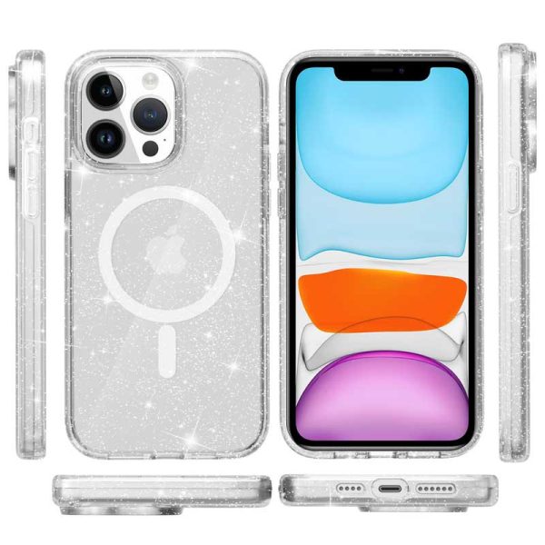 Чохол для iPhone 12 Pro Max Прозорий TPU Galaxy Sparkle (MagFit) - Зображення 2