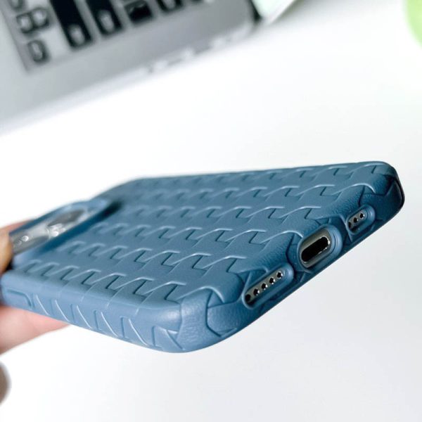 Чохол для iPhone 16 Pro Синій TPU Weaving - Зображення 3