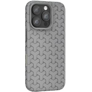 Чохол для iPhone 16 Pro Сірий TPU Weaving