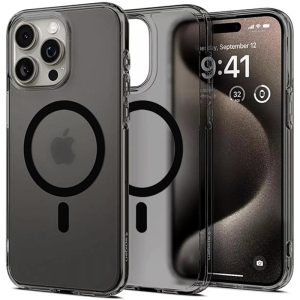 Чохол для iPhone 14 Pro Max Чорний SGP Чорний Матовий (MagFit)