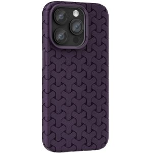 Чохол для iPhone 12 Pro Max Фіолетовий TPU Weaving
