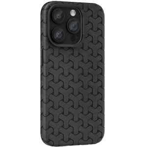 Чохол для iPhone 14 Pro Max Чорний TPU Weaving
