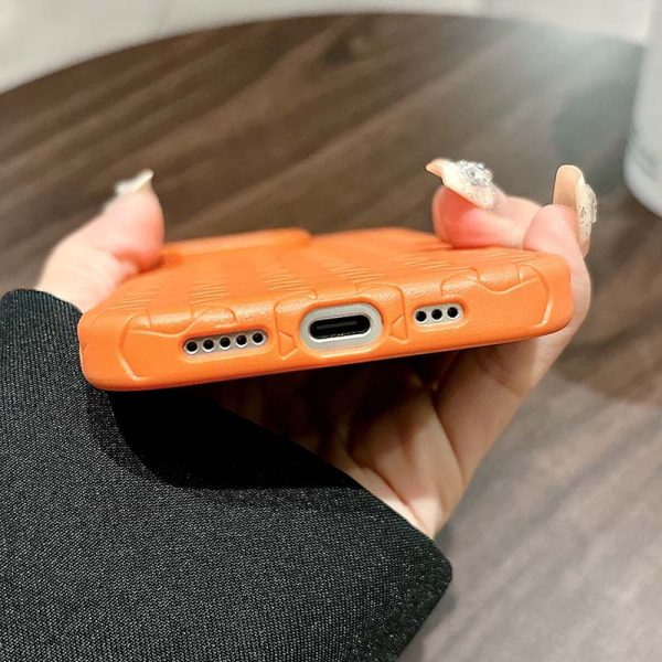 Чохол для iPhone 14 Pro Max Помаранчевий TPU Weaving - Зображення 6