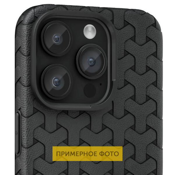 Чохол для iPhone 15 Чорний TPU Weaving - Зображення 2
