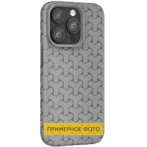 Чохол для iPhone 15 Сірий TPU Weaving