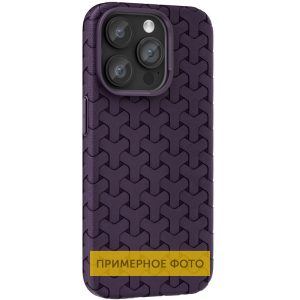 Чохол для iPhone 15 Фіолетовий TPU Weaving