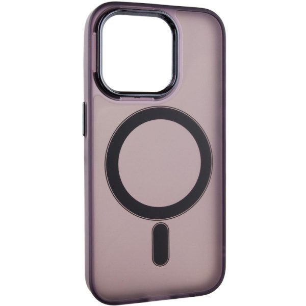 Чохол для iPhone 14 Pro Max Фіолетовий TPU+PC Lily with MagSafe - Зображення 3