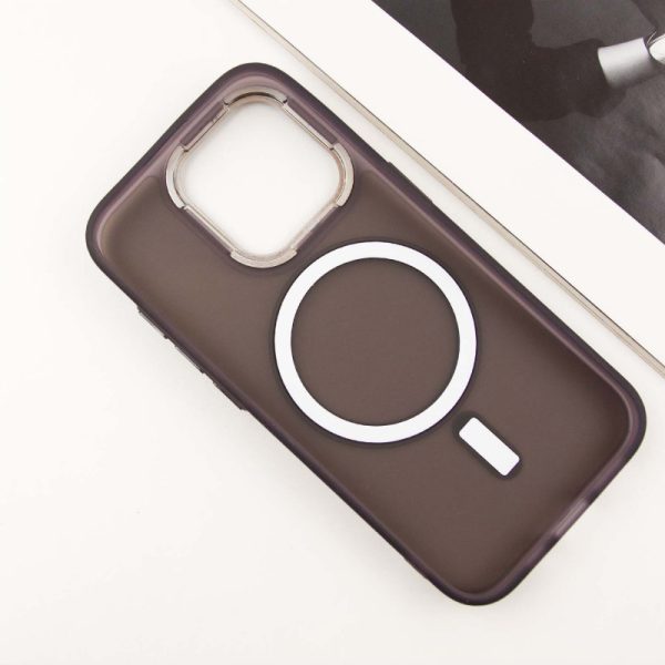 Чохол для iPhone 14 Pro Max Фіолетовий TPU+PC Lily with MagSafe - Зображення 4
