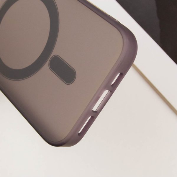 Чохол для iPhone 14 Pro Max Фіолетовий TPU+PC Lily with MagSafe - Зображення 8