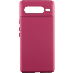 Чохол для Google Pixel 7 Pro Бордовий Silicone Cover Lakshmi (A)