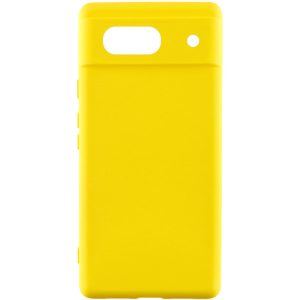 Чохол для Google Pixel 7a Жовтий Silicone Cover Lakshmi (A)