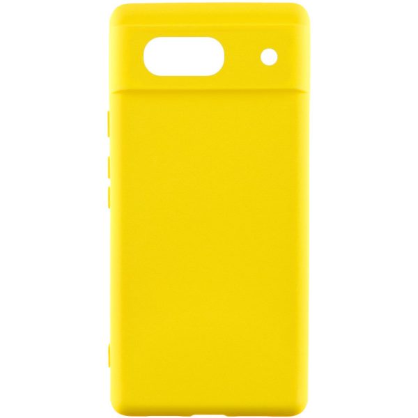 Чохол для Google Pixel 7a Жовтий Silicone Cover Lakshmi (A)