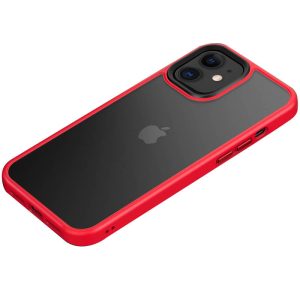 Чохол для iPhone 11 Червоний Metal Buttons