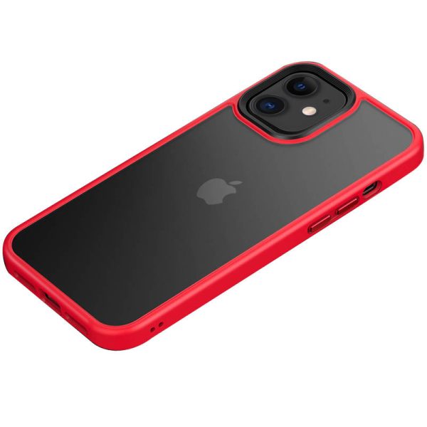 Чохол для iPhone 11 Червоний Metal Buttons