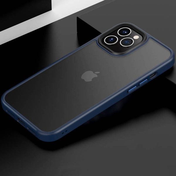 Чохол для iPhone 11 Pro Синій Metal Buttons - Зображення 2