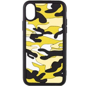 Чохол для iPhone XS Max Жовтий TPU+PC Army Collection