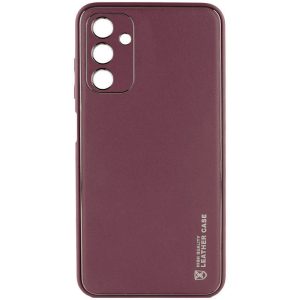 Шкіряний чохол для Samsung Galaxy A14 4G/5G Бордовий Xshield