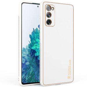 Шкіряний чохол для Samsung Galaxy S20 FE Білий Xshield