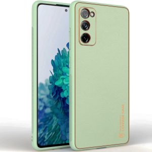 Шкіряний чохол для Samsung Galaxy S20 FE Зелений Xshield