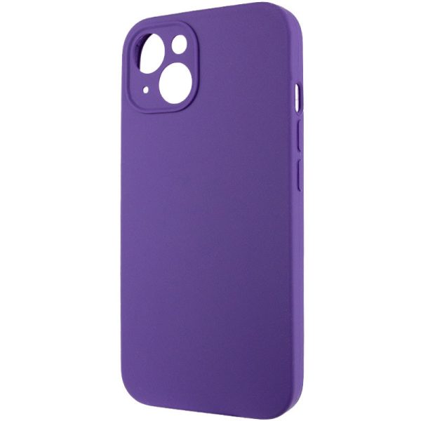 Чохол для iPhone 15 Plus Фіолетовий Silicone Case Full Camera Protective NO LOGO - Зображення 3
