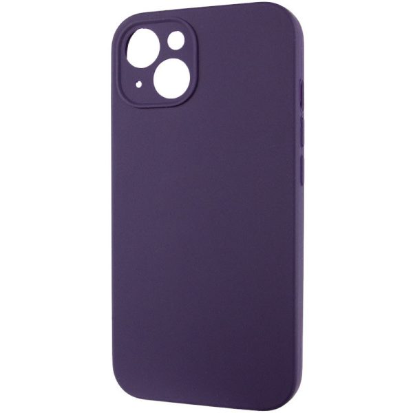 Чохол для iPhone 15 Plus Фіолетовий Silicone Case Full Camera Protective NO LOGO - Зображення 3