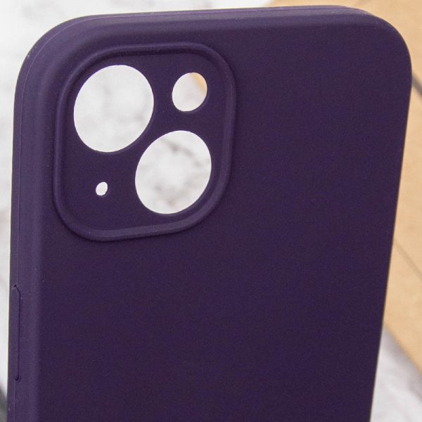 Чохол для iPhone 15 Plus Фіолетовий Silicone Case Full Camera Protective NO LOGO - Зображення 5