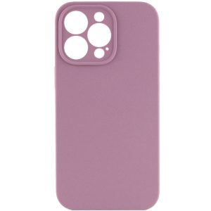 Чохол для iPhone 15 Pro Ліловий Silicone Case Full Camera Protective NO LOGO