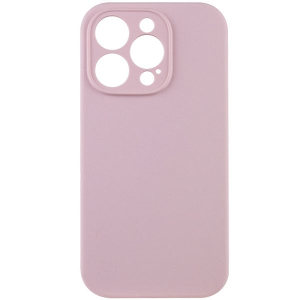 Чохол для iPhone 15 Pro Рожевий Silicone Case Full Camera Protective NO LOGO