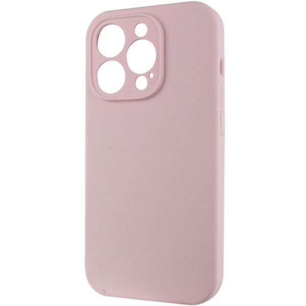 Чохол для iPhone 15 Pro Рожевий Silicone Case Full Camera Protective NO LOGO - Зображення 3