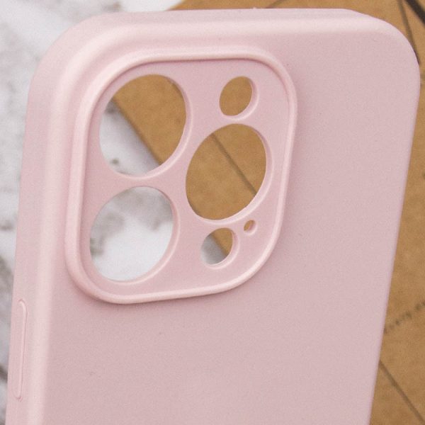 Чохол для iPhone 15 Pro Рожевий Silicone Case Full Camera Protective NO LOGO - Зображення 6