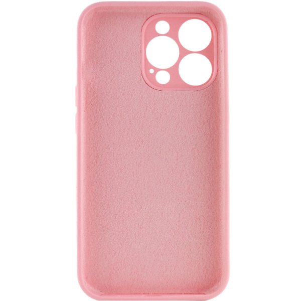 Чохол для iPhone 15 Pro Рожевий Silicone Case Full Camera Protective NO LOGO - Зображення 2