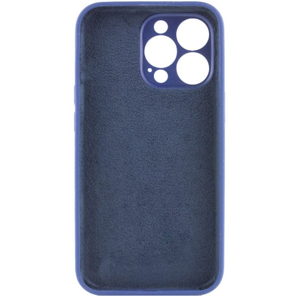 Чохол для iPhone 15 Pro Синій Silicone Case Full Camera Protective NO LOGO - Зображення 2
