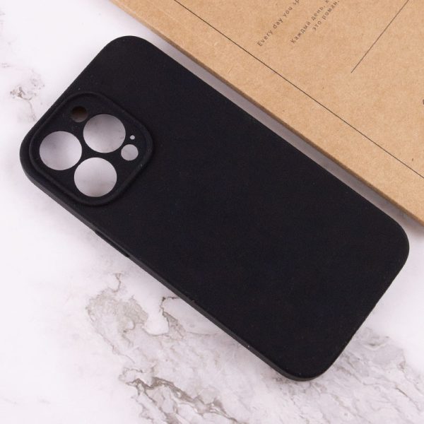 Чохол для iPhone 15 Pro Чорний Silicone Case Full Camera Protective NO LOGO - Зображення 3
