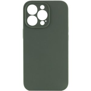 Чохол для iPhone 15 Pro Max Зелений Silicone Case Full Camera Protective NO LOGO