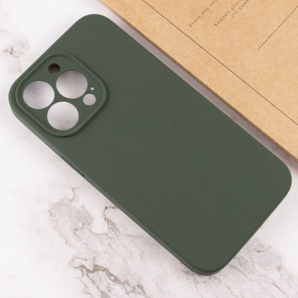 Чохол для iPhone 15 Pro Max Зелений Silicone Case Full Camera Protective NO LOGO - Зображення 3