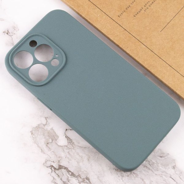 Чохол для iPhone 15 Pro Max Зелений Silicone Case Full Camera Protective NO LOGO - Зображення 3