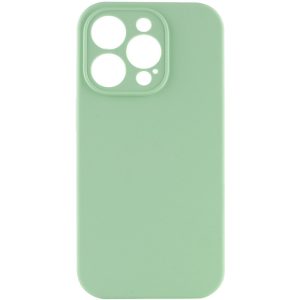 Чохол для iPhone 15 Pro Max Зелений Silicone Case Full Camera Protective NO LOGO