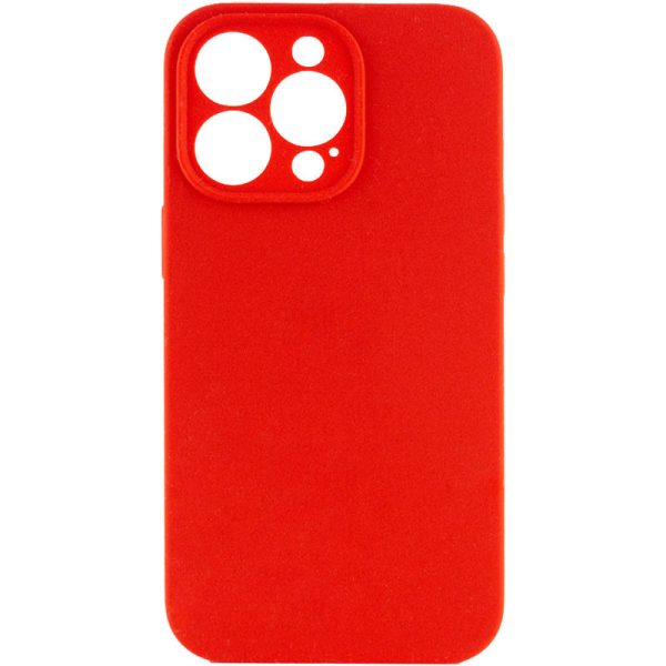 Чохол для iPhone 15 Pro Max Червоний Silicone Case Full Camera Protective NO LOGO