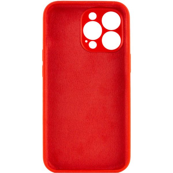 Чохол для iPhone 15 Pro Max Червоний Silicone Case Full Camera Protective NO LOGO - Зображення 2