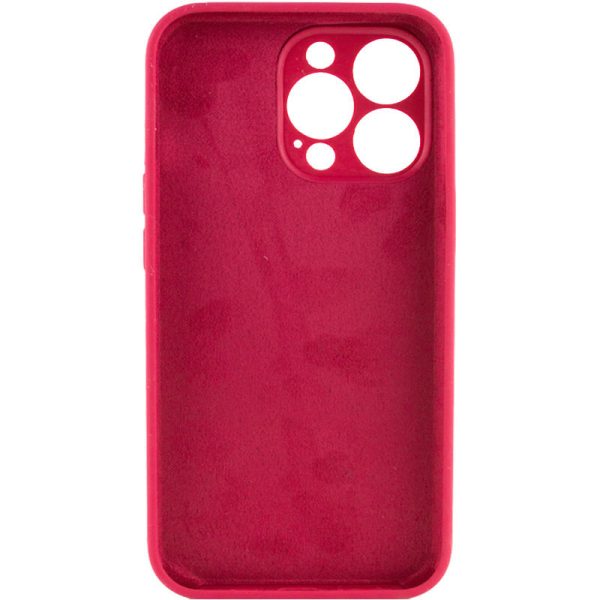Чохол для iPhone 15 Pro Max Червоний Silicone Case Full Camera Protective NO LOGO - Зображення 2