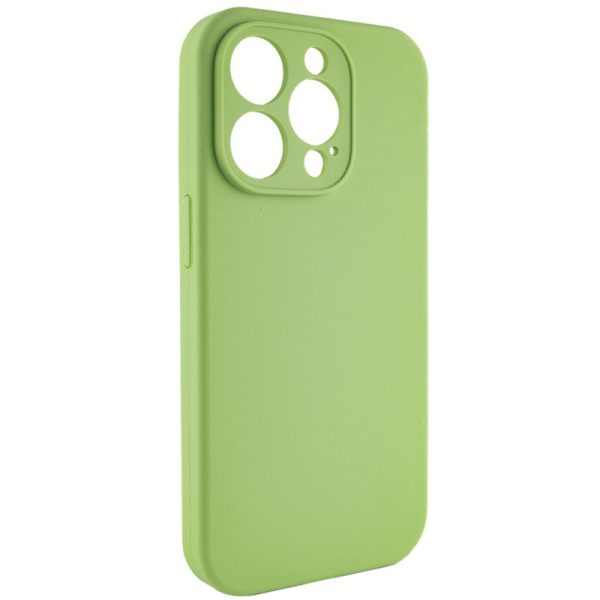 Чохол для iPhone 15 Pro Max М'ятний Silicone Case Full Camera Protective NO LOGO - Зображення 2