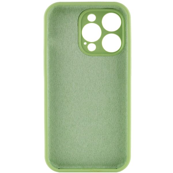 Чохол для iPhone 15 Pro Max М'ятний Silicone Case Full Camera Protective NO LOGO - Зображення 4