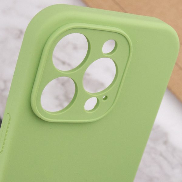Чохол для iPhone 15 Pro Max М'ятний Silicone Case Full Camera Protective NO LOGO - Зображення 7