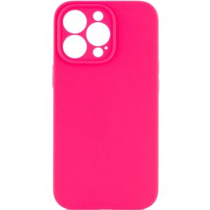 Чохол для iPhone 15 Pro Max Рожевий Silicone Case Full Camera Protective NO LOGO
