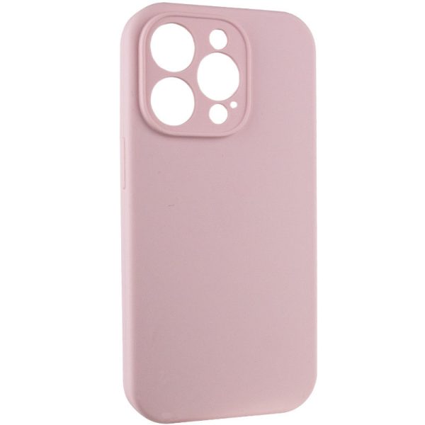 Чохол для iPhone 15 Pro Max Рожевий Silicone Case Full Camera Protective NO LOGO - Зображення 2