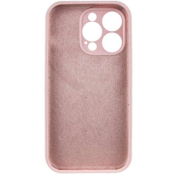 Чохол для iPhone 15 Pro Max Рожевий Silicone Case Full Camera Protective NO LOGO - Зображення 4