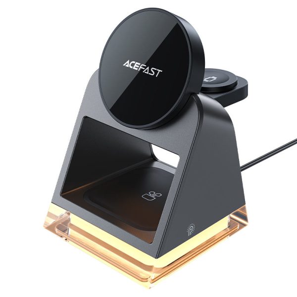 Бездротова зарядка Acefast E17 desktop 3-in-1